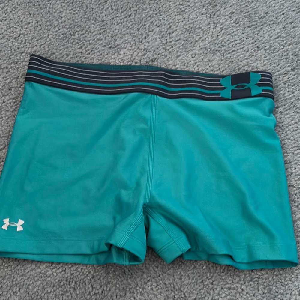 Under Armour Teal  Athletic Shorts Moisture-Wicking size small